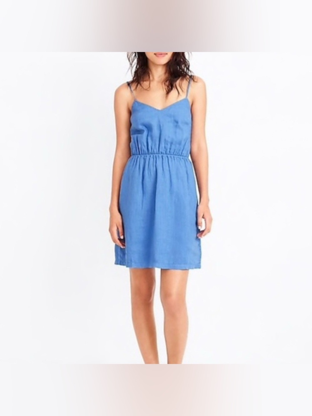 J. Crew Linen Cami Dress